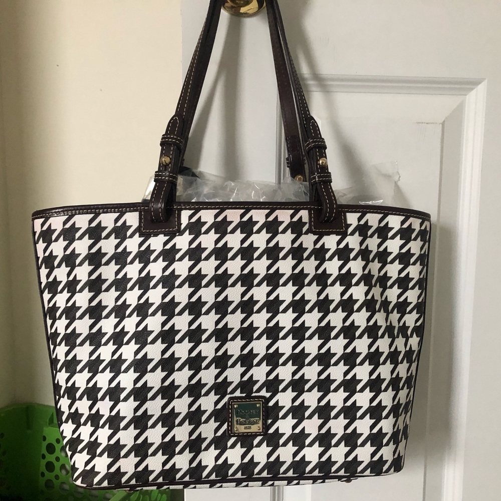 Dooney & Burke Houndstooth Tote